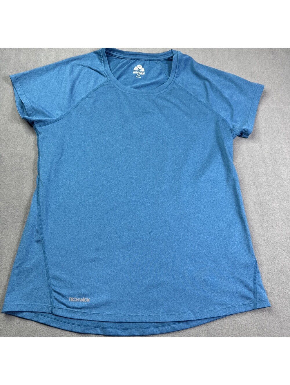 EMS Techwick Moisture-Wicking Performance Top Womens M Blue Hiking Outdoors
